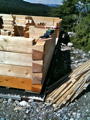 dovetail corner detail