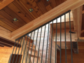 staircase railing detail