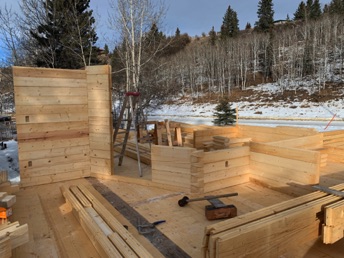 Start on upper floor interior walls