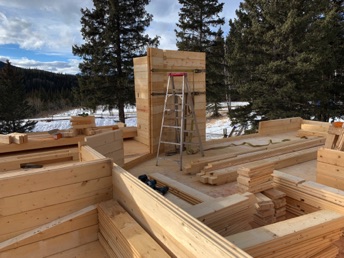 Start on upper floor interior walls