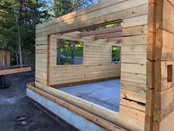 Living room window opening