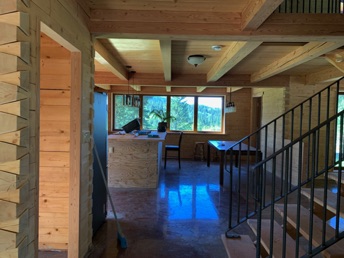 View from entrance area